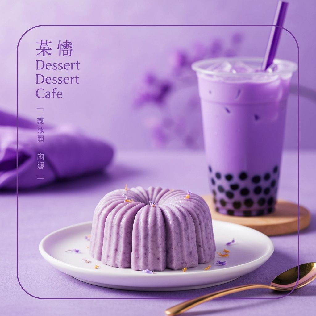 Taro Dessert Promo